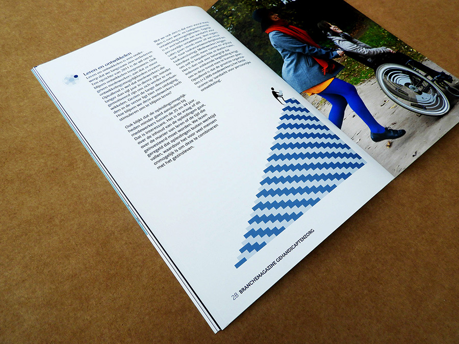 Binnenpagina brochure Effectory met vergelijking zorgbranches