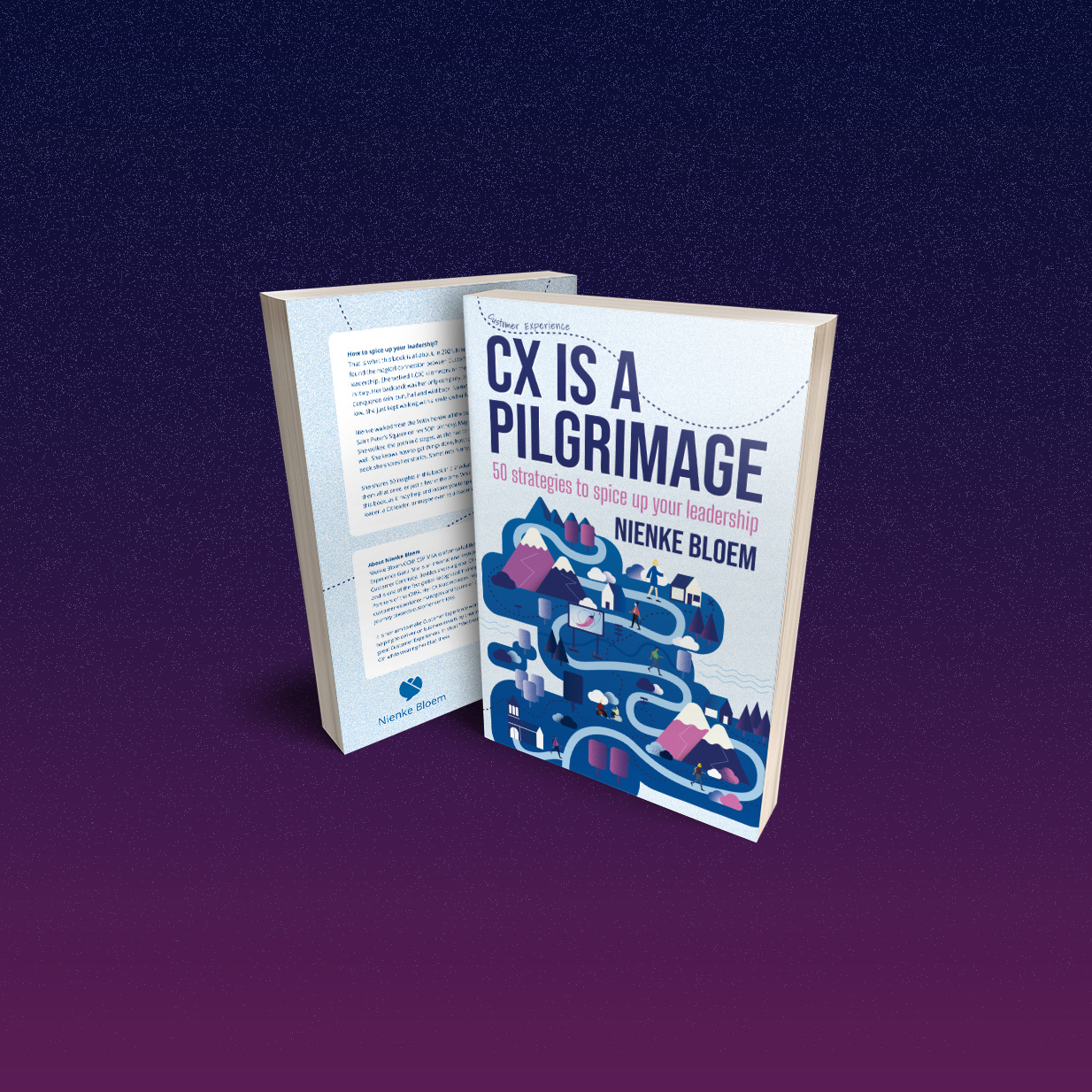 Omslag van het boek CX is a pilgrimage van Nienke Bloem