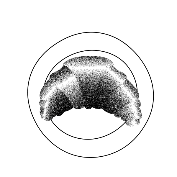 Illustratie croissant